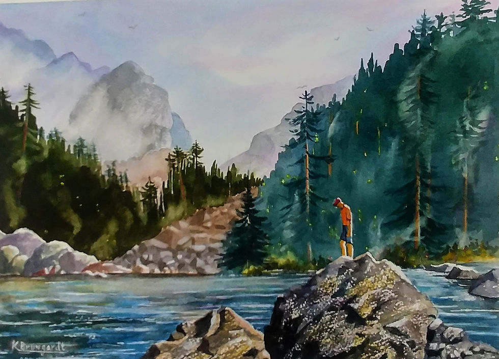 Karen Brungardt | Looking for Fish | 2D