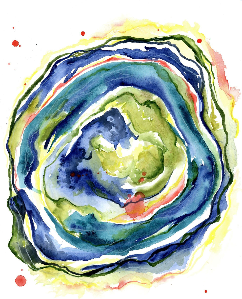Sydney Davis | Vortex in blue | 2D