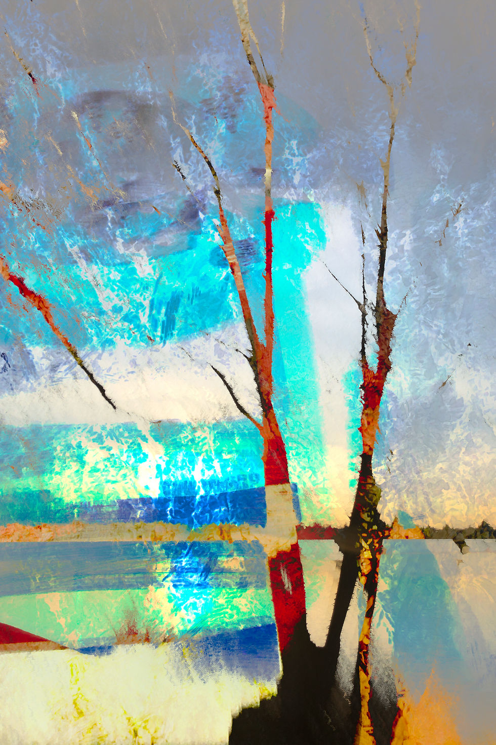 Neil Berkowitz | Winter at the Lake | 2D