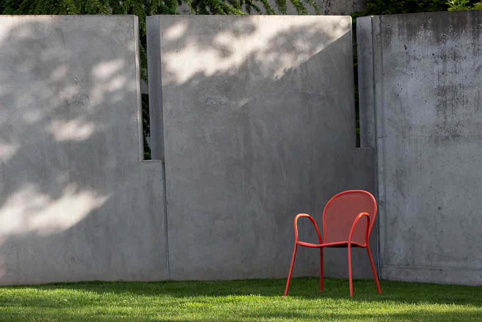 Scott Larson | Orange Chair on Green Grass | Photography